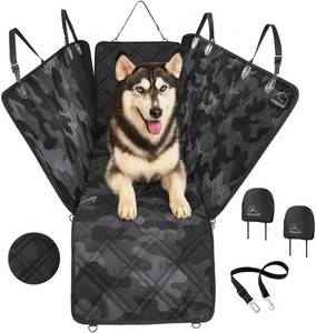 lot 2441 image: Meadowlark Dog Car Seat Cover, X-Large Heavy Duty Pet Seat Cover for Back Seat, Extra Padded Non-Slip Dog Hammock, Water-Resistant Back Seat Protector for Cars Trucks and SUVs (64  W x 60 L)