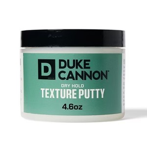 lot 2445 image: Duke Cannon Supply Co. Dry Hold Texture Putty Hair Pomade for Men - Medium Hold No Shine - 4.6oz
