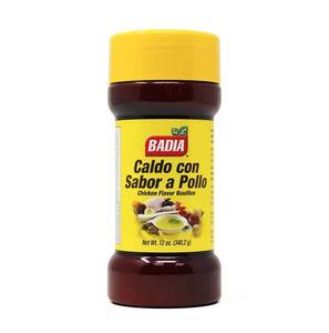 lot 2451 image: Badia Chicken Flavor Bouillon, 12 oz   Rich Natural Savory Seasoning for Soups, Rice, Stews & Marinades