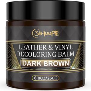 lot 2467 image: 2025 New Advanced Leather Recoloring Balm,Dark Brown Leather Repair Kit for Furniture,Leather Dye Filler,Leather Color Restorer for Couches,Leather Scratch Remover for Car Interior