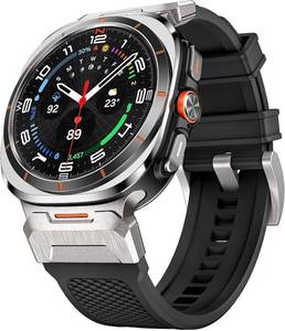 lot 2468 image: Goton for Samsung Galaxy Watch Band 8 Ultra 47mm (2025), Galaxy Watch 7 Ultra Band, Rubber Soft Strap Sturdy Metal Connector Loop for Samsung Galaxy Watch 78 Ultra 47mm Accessories