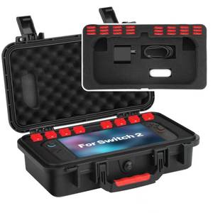 lot 3209 image: ZENACCE Hard Shell Carrying Case Compatible with 2025 Nintendo Switch 2, Travel Bag Holds New Switch 2 Console, Power Adapter, Cable and Other Accessories