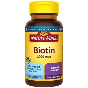 lot 3274 image: Nature Made Biotin 1000 mcg Softgels - 120ct