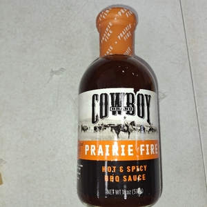 lot 3283 image: Duraflame 83603 Cowboy Brand Prairie Fire Style Barbeque Sauce, 18 oz
