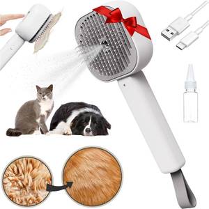lot 3306 image: FurBuddies (Abandoned Pets Charity 4-in-1 Pet Steam Brush Ultra Quiet Technology   Groom, De-Shed & Hydrate  Cool Mist, Self-Cleaning, UV Light, USB-C Rechargeable Grooming Tool for Cats & Dogs