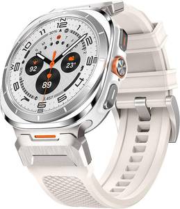 lot 3336 image: Goton for Samsung Galaxy Watch Band 8 Ultra 47mm (2025), Galaxy Watch 7 Ultra Band, Rubber Soft Strap Sturdy Metal Connector Loop for Samsung Galaxy Watch 78 Ultra 47mm Accessories