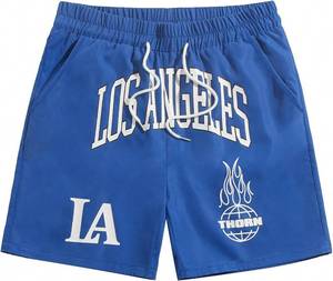 lot 3345 image: SOLY HUX Mens Drawstring Waist Athletic Shorts Workout Basketball Shorts Summer Printed Track Shorts XL