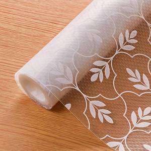 lot 57065 image: FOUR BOXES - Cooyes Shelf Drawer and Cabinet Liner, Washable Oil-Proof Leaf Shelf Liners for Kitchen Cabinets, Shelves, Refrigerator, Non-Adhesive Drawers Mats 11.8 W x 118 L