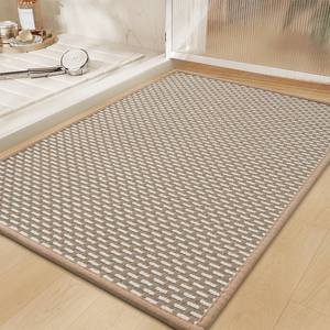lot 64036 image: RESARE Non Slip Bath Mat - Machine Washable Bathroom Rug, Super Absorbent, Quick Dry, Soft, 20x32, Brown