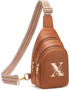 lot 64039 image: Viverte Crossbody Bags for Women Initial Sling Bag Cross Body Fanny Packs Personalized Gifts for Mom Women Wife