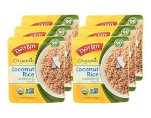 lot 64076 image: Tasty Bite Coconut Rice - Case of 68.8 oz