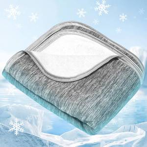 lot 3401 image: my novel things Cooling Blankets for Hot Sleepers Twin Size Lightweight Soft Cold Ice Blanket for Summer Sleeping Double Side for Night Sweats Bed Couch Sofa 59x79inch