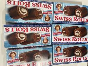 lot 3411 image: 6 Boxes Little Debbie Swiss Rolls - 12ct13oz