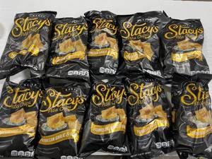 lot 3419 image: 10 Bags Stacy s No Artificial Colors or Flavors Parmesan Garlic and Herb Pita Chips Bag, 7.33 oz