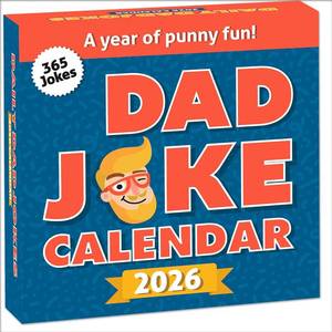 lot 3635 image: Dad Joke Calendar 2026  Page A Day Tear Off Calendar Gift For The Dad Joke Lover, Great Christmas Gift, Funny Daily Dad Jokes Desk Calendar, Stocking Stuffer Gift For Men & Women, 365 New Jokes & Puns for The New Year
