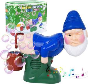 lot 3707 image: Santa Bubble Butt Blower, Santa Claus Farting Bubble Machine, Funny Automatic Blowing Blower with Music Flashing Lights Colorful Bubbles, Christmas Stocking Stuffers Gift for Kids