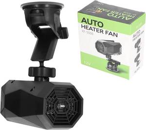 lot 3708 image: 12V Car Heater - Portable Windshield Defogger and Defroster and Interior Heating Device for Winter 360  Adjustable Car Heater