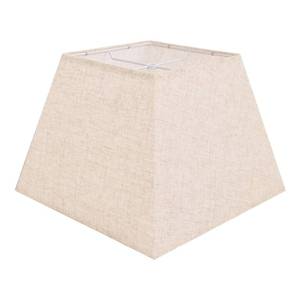lot 7273 image: Beige Lamp Shade, 8x8Top 13x13Bottom 10 Height, Square Lampshade Replacement Lamp Shade Natural Linen Hand Crafted for Table Lamps Floor Lamps Pendent Light, Assembly Required - Retail $19