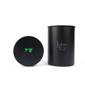 Herb Guard Auto-Cure Smart Jar and Vacuum Seal Curing Jar with Built In Hygrometer (2 Liter) Curing Kit & Child Resistant Container Keeps Herbs and Serving Spices Fresh for Months - Retail: $75