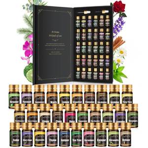 lot 7299 image: Wtrcsv Essential Oils Gifts Set - 30 Unique Scents - Perfect for Diffuser, Humidifier,Aromatherapy, Massage,Skin & Hair Care,30x5 ml - Retail $25