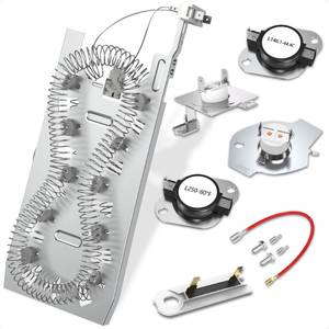 lot 7386 image: Upgrade 3387747 WP3387747 PS11741416 Dryer Heating Element Replacement by Sikawai, Fit for Whirlpool Cabrio Kenmore He2 Kenmore Elite He3 Maytag Dryers GEW9250PW0 GEQ9800PW1 GEQ9800PW2 W11344457 - Retail $30