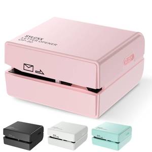 lot 7387 image: Battery Operated Electric Letter Opener - Letter Openers Envelope Slitter, Envelope Opener, Mail Opener, Universal Envelope Efficient Letter Opener Tool for Office, Home (Pink) - Retail $27