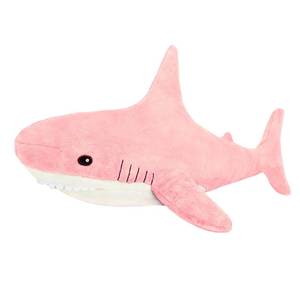 lot 7444 image: MUPI Shark Stuffed Animal Plush 11 Cute Shark Toy Plush Pillows Soft Cotton Sharks Plushies Ocean Sea Animal Doll Gifts for Boys Girls Kids Adults Pink - Retail $10
