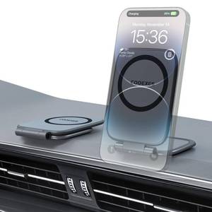 lot 7456 image: COOEXES Magnetic Phone Holder for Car, MagSafe Car Mount with Dual Side Strong Magnets,Ultrathin Adjustable Cell Phone Holder, Car Accessories for Women Men, Fit for All Phone, Dashboard, Laptop, Gym - Retail $26