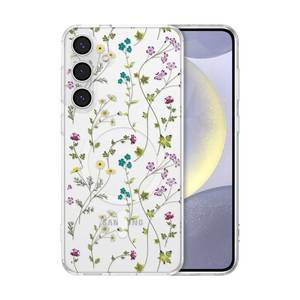 lot 7464 image: RALEAVO for Samsung Galaxy S25 Plus Case Compatible with MagSafe Clear Floral Cover with Flower Branch Pattern for Girls Women Slim Cute Hard Back Shockproof for S25 Plus Phone Case,Transparent - Retail $10