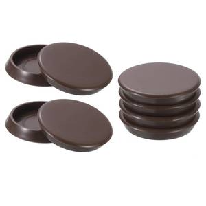 lot 7471 image: uxcell Furniture Pads, 8 Pcs 1-34 Furniture Moving Pads Round Chair Legs Floors Protectors for Carpet Hardwood Floor Heavy Furniture - Retail $8