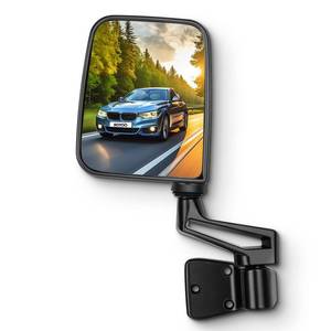 lot 7514 image: SCITOO Driver Side View Mirror Fit For 1995 1997-2002 For Jeep Wrangler 1987-94 Models with Half Door Manual Fold Manual adjustment Left Outside Exterior Mirror CH1320102 55027208 - Retail $23