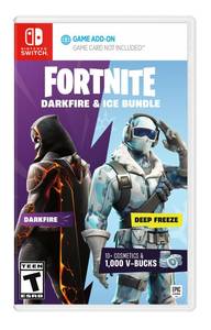 lot 7568 image: FORTNITE - Darkfire & Ice Bundle - Nintendo Switch (Code in box) - Retail $30