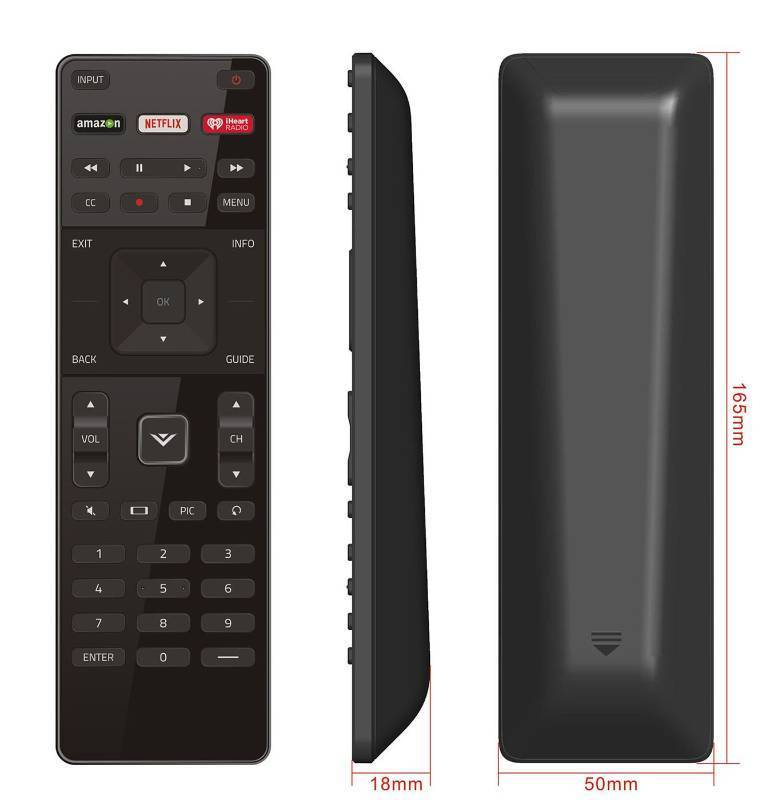 lot 62229 image: XRT122 Remote control for Vizio LCD LED TV D39H-D0 D39HD0 D50U-D1 D50UD1 D55U-D1 D55UD1 D58U-D3 D58UD3 D65U-D2 D65UD2 E32-C1 E32C1 E32H-C1 E32HC1 E40-C2 E40C2 E40X-C2 - Retail $6