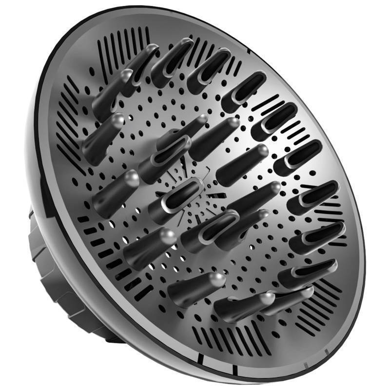 lot 15777 image: Hair Diffuser, Diffuser Attachment for Hair Dryer, Hair Diffuser for Curly Hair, Universal Diffuser for 1.4-2.6 Hair Blow Dryer Long Thick Curly Wavy Hair, Hair Attachment for Women, Black - Retail $10
