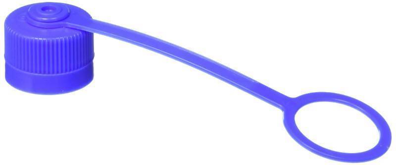 lot 15841 image: Nalgene Narrow Mouth Loop Top Lid (Blue, 1-Pint1-Quart) - Retail $8