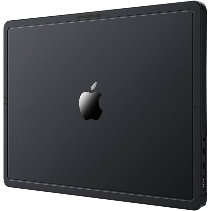 lot 25833 image: MacBook Pro 14 inch Case M5 M4 M3 M2 M1 ProMax 2025 2024-2021 Anti-Crack Upgrade 100% Match Official Color Cover Protective Hard Shell Case Laptop - Space Black Clear - Retail $25