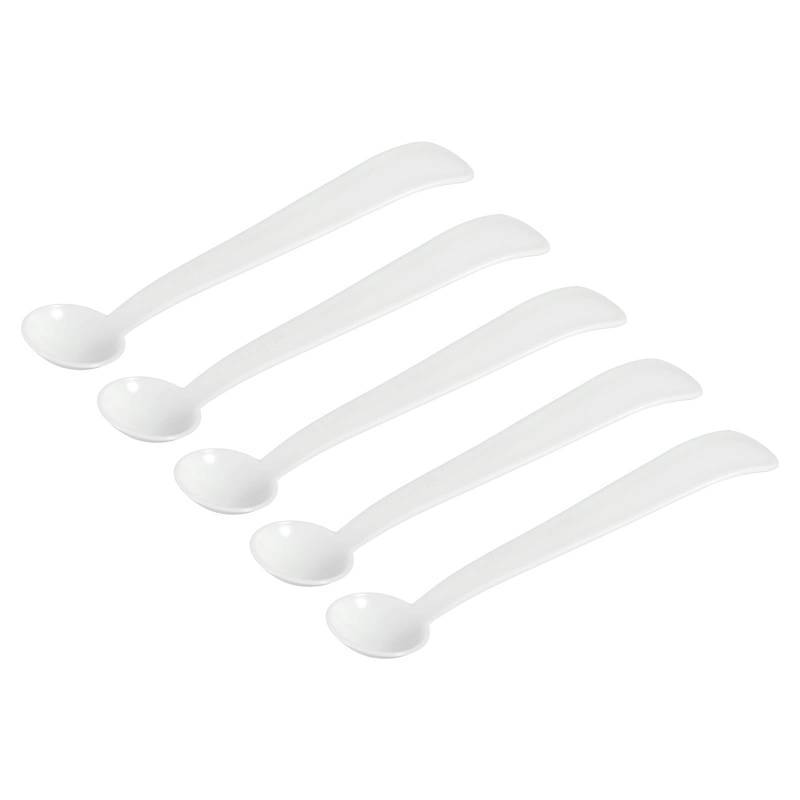 lot 25892 image: Micro Spoons 2 Gram Measuring Scoop Plastic Round Bottom Mini Spoon for Home Kitchen Powder Measurement Baking 49Pcs - Retail $10
