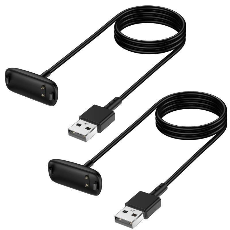 lot 35480 image: Mixblu Charger Cable Replacement for Fitbit Inspire 3 (2 Pack3.3Ft) - Retail $6