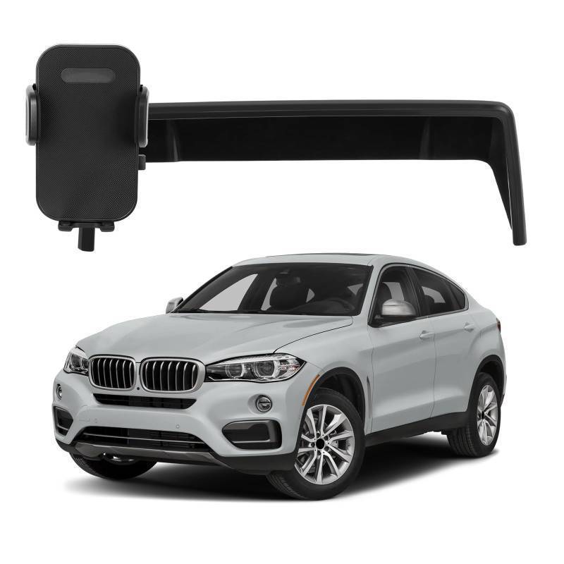 lot 35483 image: 10.3Inch Car Phone Holder Mount Compatible with BMW X5F15 2014-2018 & X6F16 2015-2019 Accessories Custom Fit Screen & Mobile Phone Stand 360°Adjustable Cell Phone Car Decoration Mods Car - Retail $26