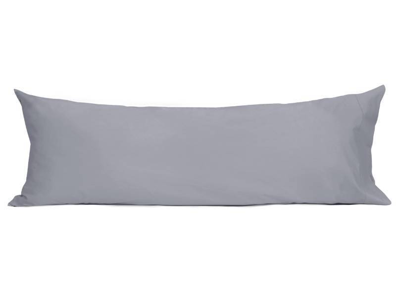 lot 35506 image: Sunflower Body Pillowcase 100% Cotton Long Pillow CoverCase Envelope Closure 1 Pack, 20X54 inches Frost Gray, Soft and Breathable - Retail $14
