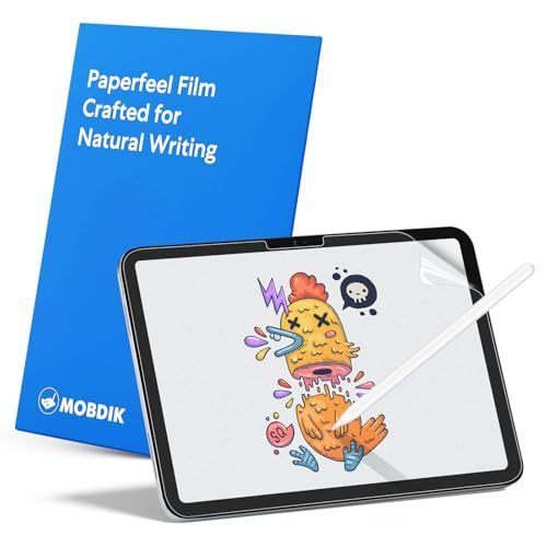 lot 55449 image: 2 Pack Paperfeel Screen Protector Compatible with iPad A16 11th10th Generation 20252022 & iPad Air 11 M4M3M2 202620252024, Crafted for Natural Writing, Anti Glare, Easy Installation - Retail $6