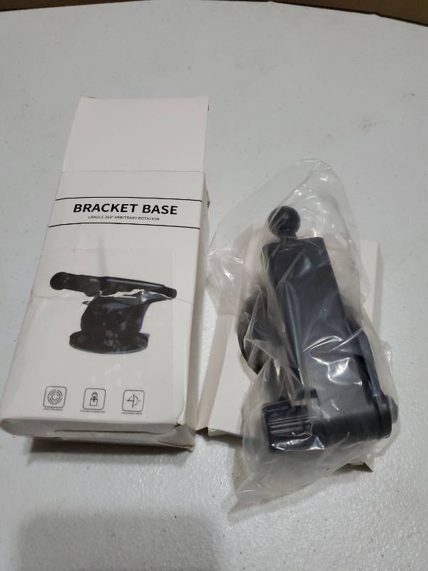 lot 55476 image: 360° Rotating Bracket Base Phone Mount - Retail $12
