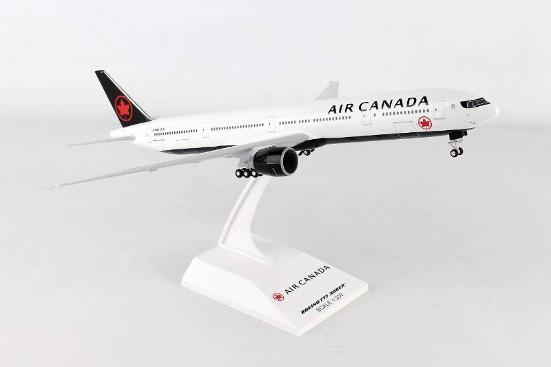 lot 55536 image: Air Canada 777-300 1200 WGear (SKR955). MISSING BASE. - Retail $47