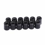 12 Pcs 0.335'' Black Golf Club Ferrules for Golf Club with Single Silver Ring 8.5mm*16mm*12.2mm - Retail: $10