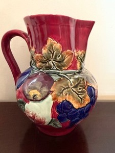 lot 120 image: Antique Czechoslovakian Vase or Pitcher