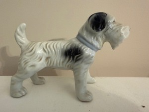 lot 167 image: Vintage Ceramic Terrier Dog, Made in Japan