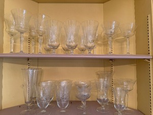 lot 217 image: Vintage Stemware, Misc Patterns, Please See Pictures for Variety