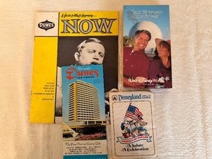 lot 223 image: The Dunes of Las Vegas w Elvis and Disneyland 1975