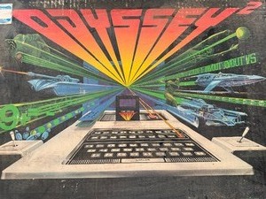 lot 239 image: Vintage Magnavox Odyssey 2 Console w Instruction Manual in Box, Serial No 20412449