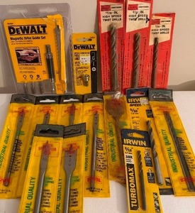 lot 293 image: DeWALT, Craftsman and Irwin Bits and More